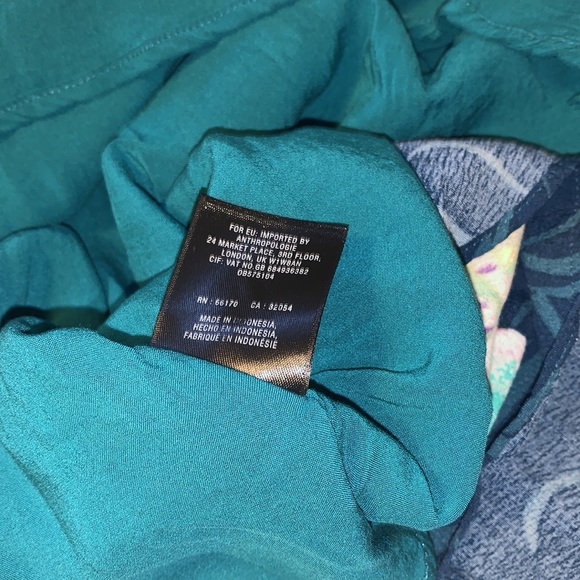 Anthropologie Maeve “Elia” Floral Print Cold Shoulder Dress - Women’s Size 4 - Picture 8 of 11